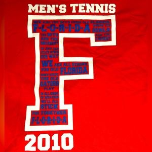 University of Florida Tennis Shirt - Block F with Boys of Old Florida Shirt